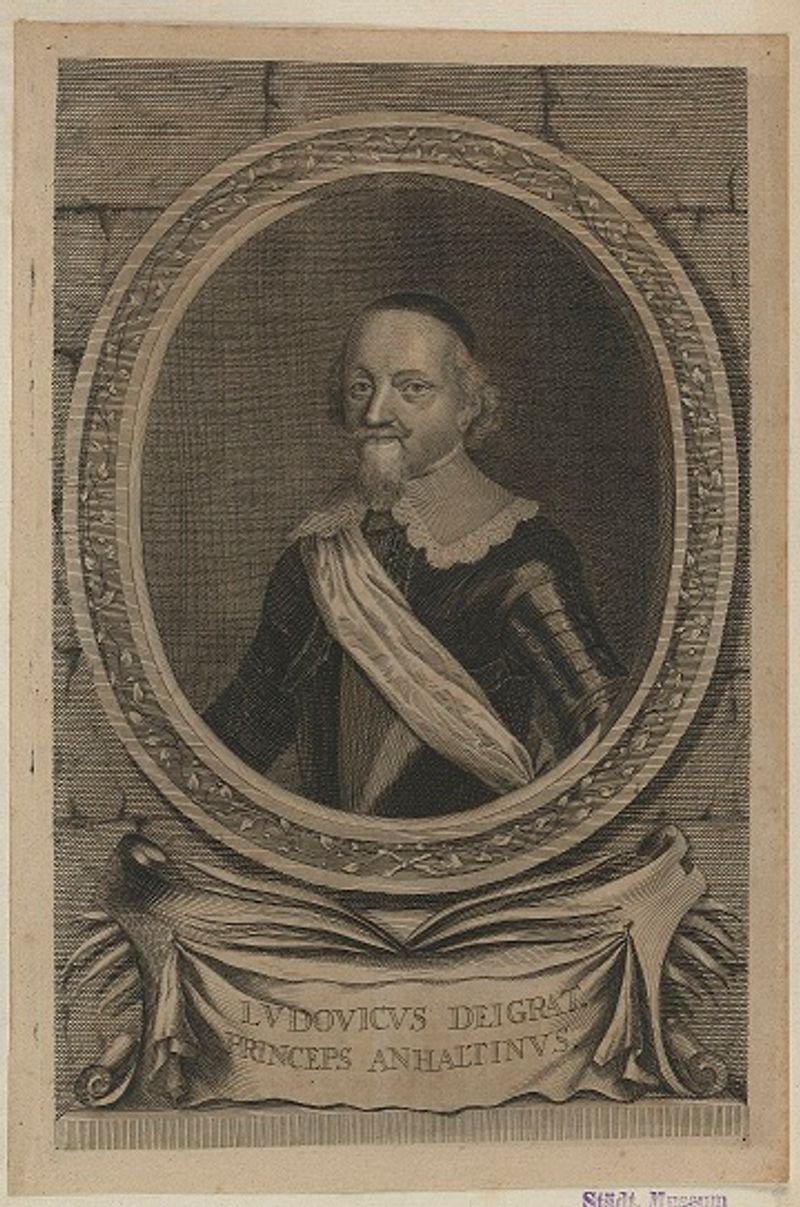 Ludwig I. von Anhalt-Köthen, Gründer der Fruchtbringenden Gesellschaft